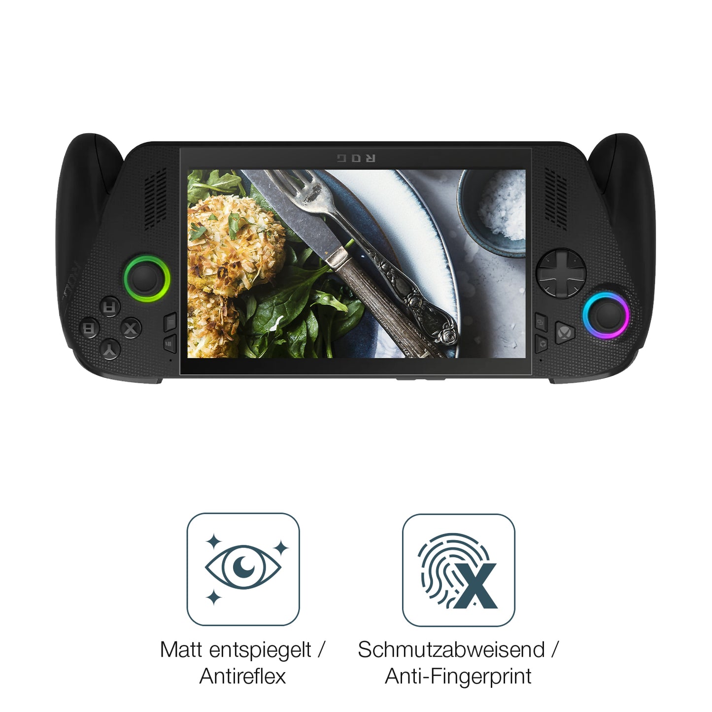 9H Hartbeschichtete, flexible Folie passend zugeschnitten für ASUS Rog Xbox Ally X