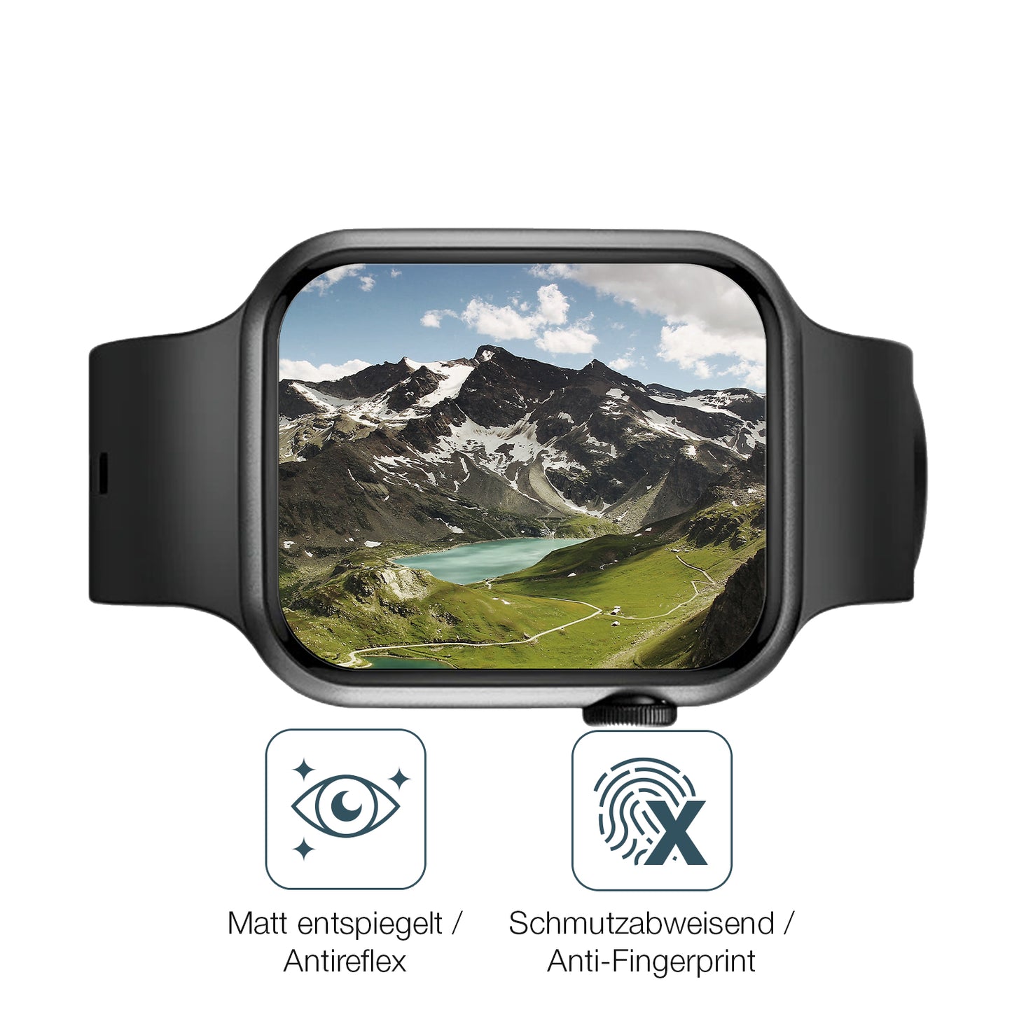 9H Hartbeschichtete, flexible Folie passend zugeschnitten für Fireboltt Ring Plus