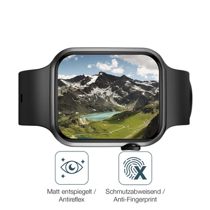 9H Hartbeschichtete, flexible Folie passend zugeschnitten für Fireboltt Ring Plus