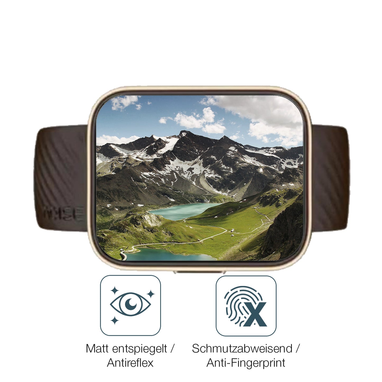 9H Hartbeschichtete, flexible Folie passend zugeschnitten für Noise Colorfit Vision 2 Buzz