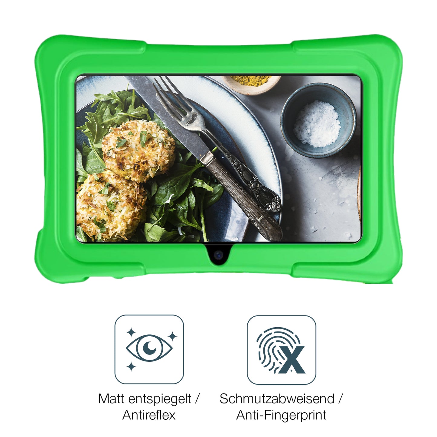 2x 9H Schutzfolie matt für Jikocxn 7 Zoll Tablet Panzerfolie