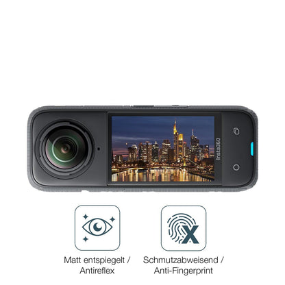 2x Screen Protector for Insta 360 X4 matte Flexible Glass 9H dipos