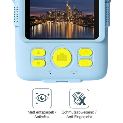 9H Hartbeschichtete, flexible Folie passend zugeschnitten für GKTZ P200-L Kinder Kamera