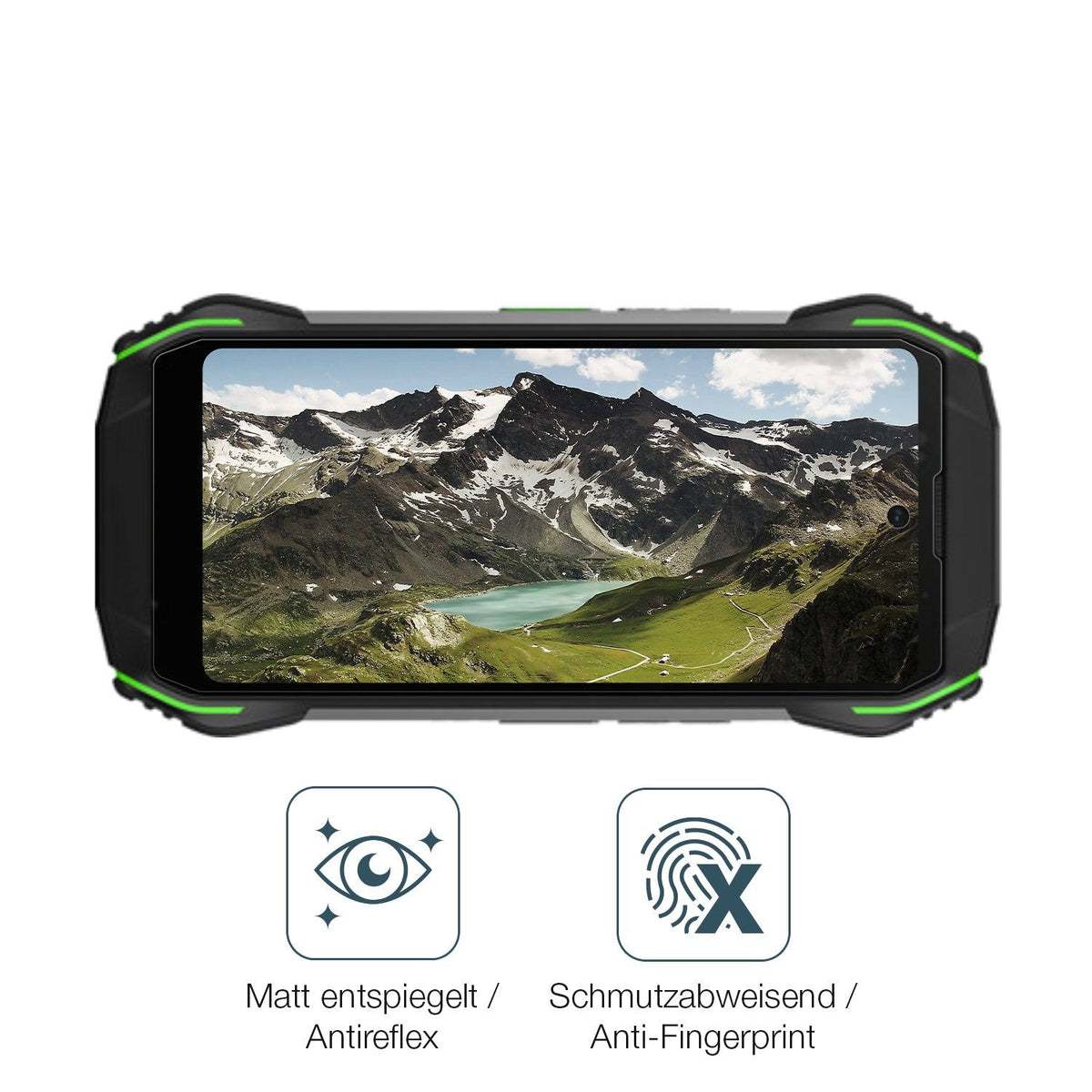 dipos 2x 9H Matte Screen Protector for Blackview N6000