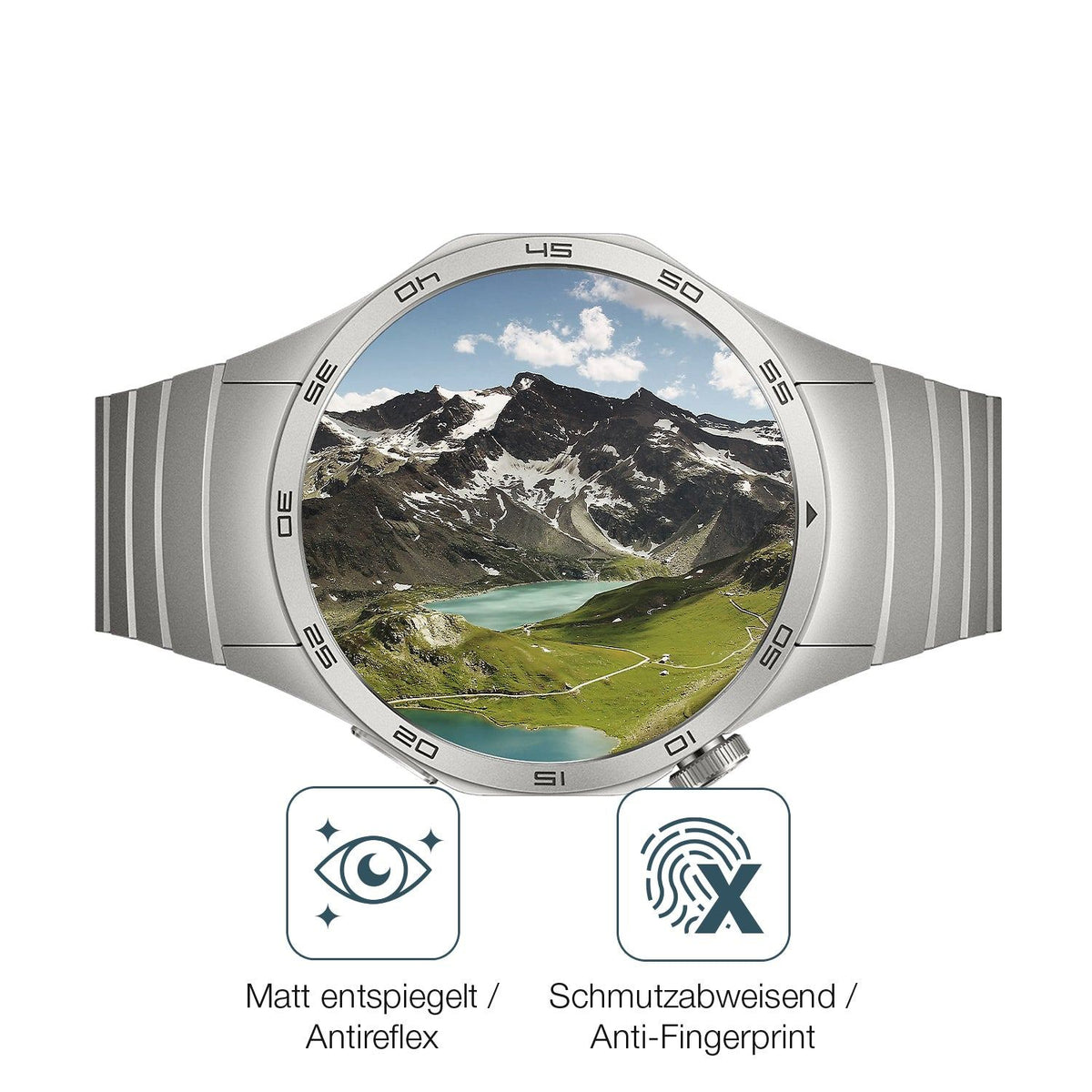 dipos 2x 9H Matte Screen Protector for Huawei Watch GT4 46mm