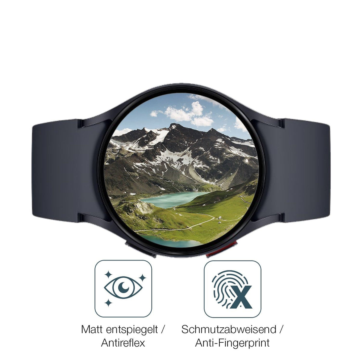 2x Screen Protector for Samsung Galaxy Watch 6 40mm matte Flexible Glass 9H