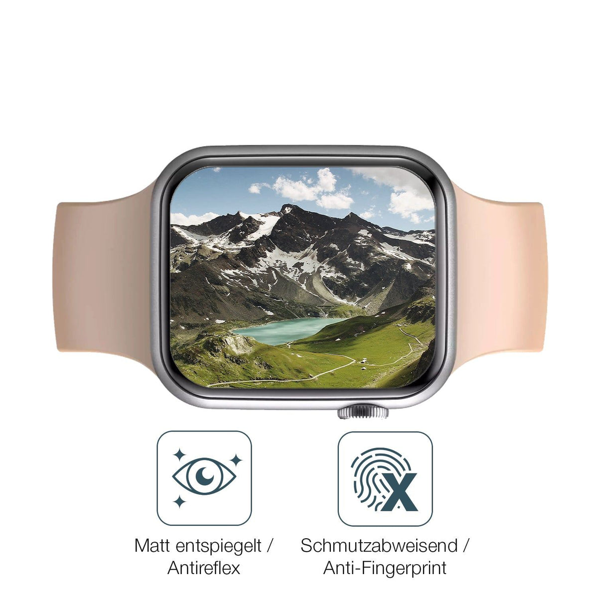 2x Screen Protector for Fireboltt Ring matte Flexible Glass 9H dipos