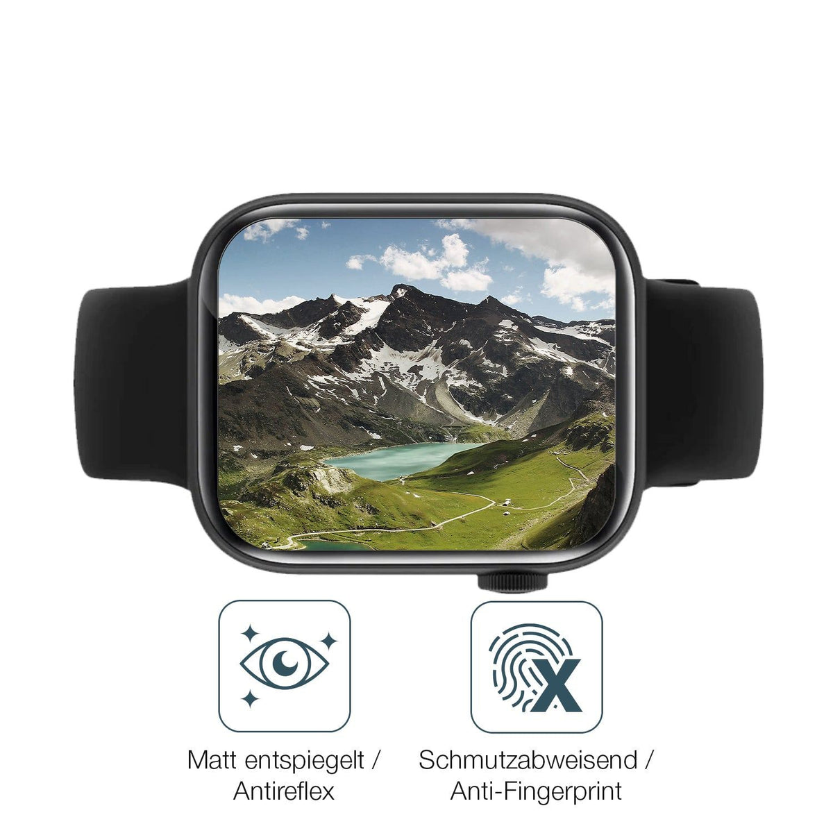 2x Screen Protector for Fireboltt Ring 3 matte Flexible Glass 9H dipos