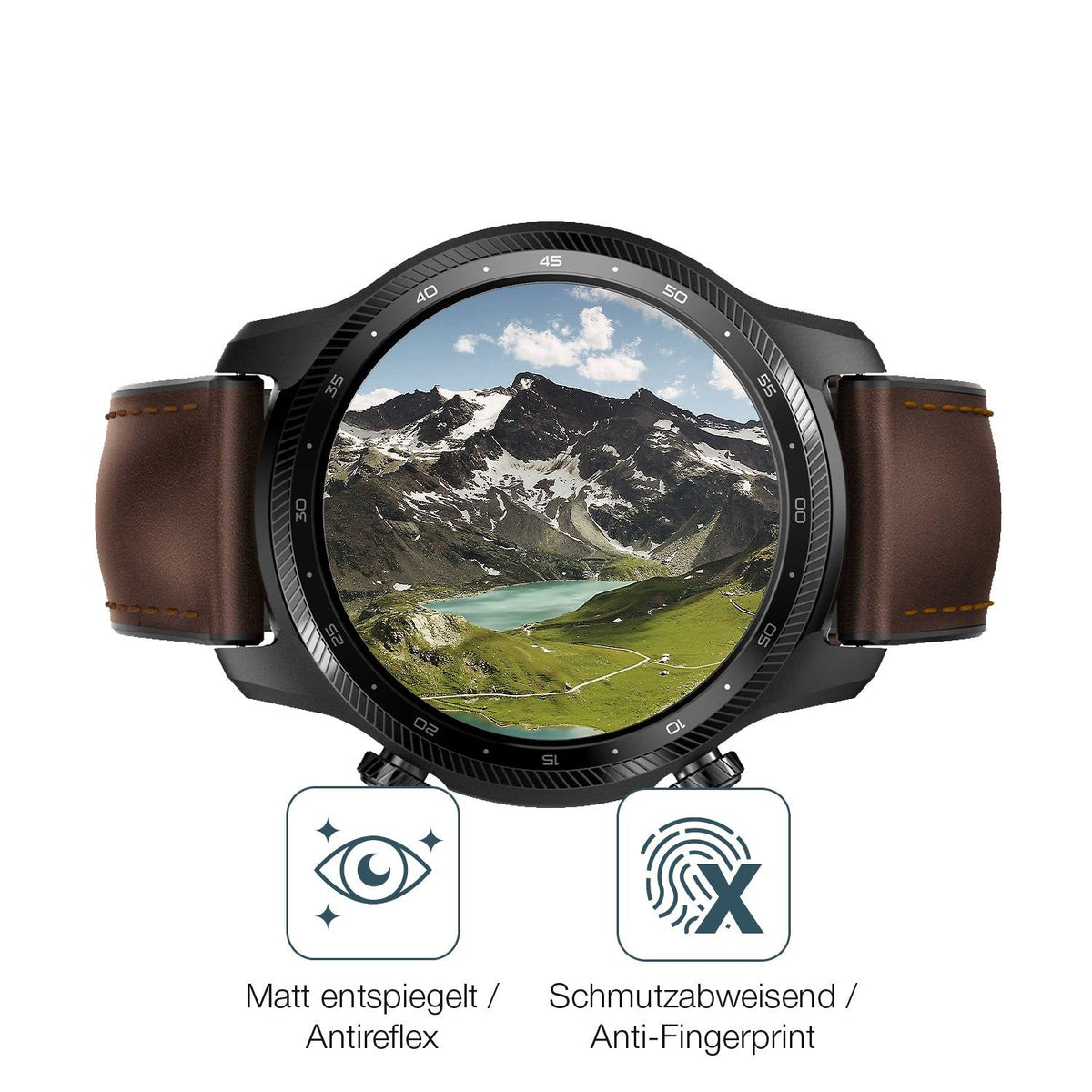 Screen Protector for Ticwatch Pro 3 Ultra matte Flexible Glass 9H dipos