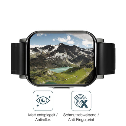 2x Screen Protector for Haylou LS02 watch matte Flexible Glass 9H dipos