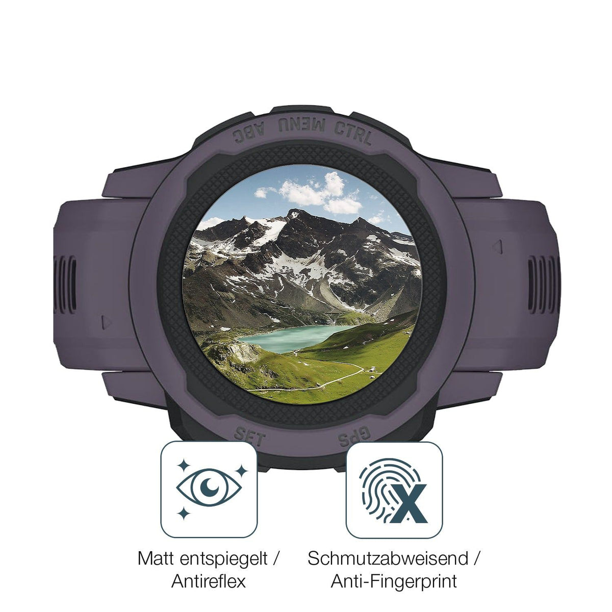 Screen Protector for Garmin Instinct 2S (45mm) matte Flexible Glass 9H dipos