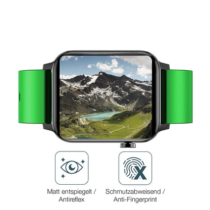2x Screen Protector for Judneer 1,4 inch Smartwatch matte Flexible Glass 9H