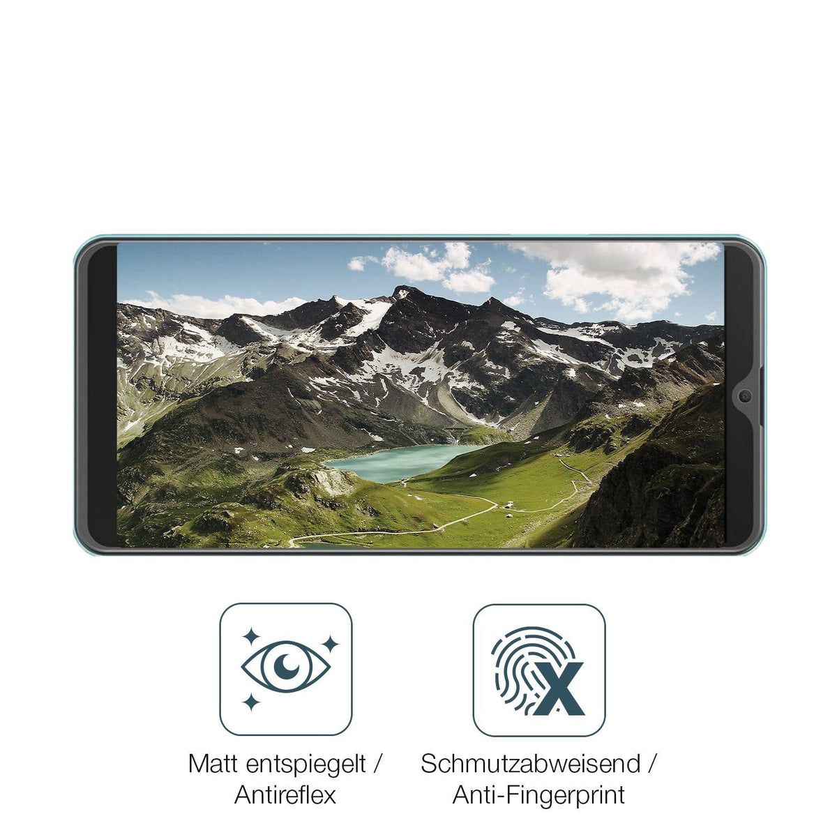 2x Screen Protector for xGody Y13 Pro matte Flexible Glass 9H dipos