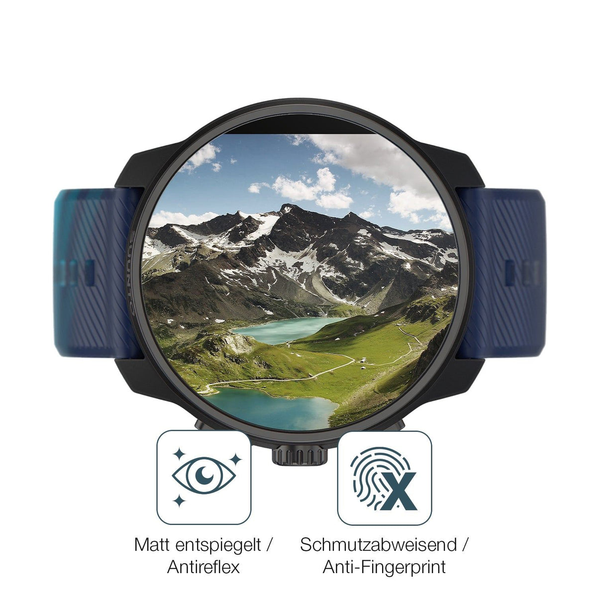 2x Screen Protector for Suunto Races matte Flexible Glass 9H dipos