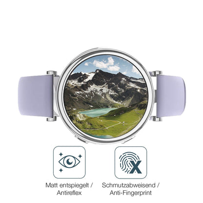 2x Screen Protector for Sanorum 1.27 Zoll Smartwatch matte Flexible Glass 9H