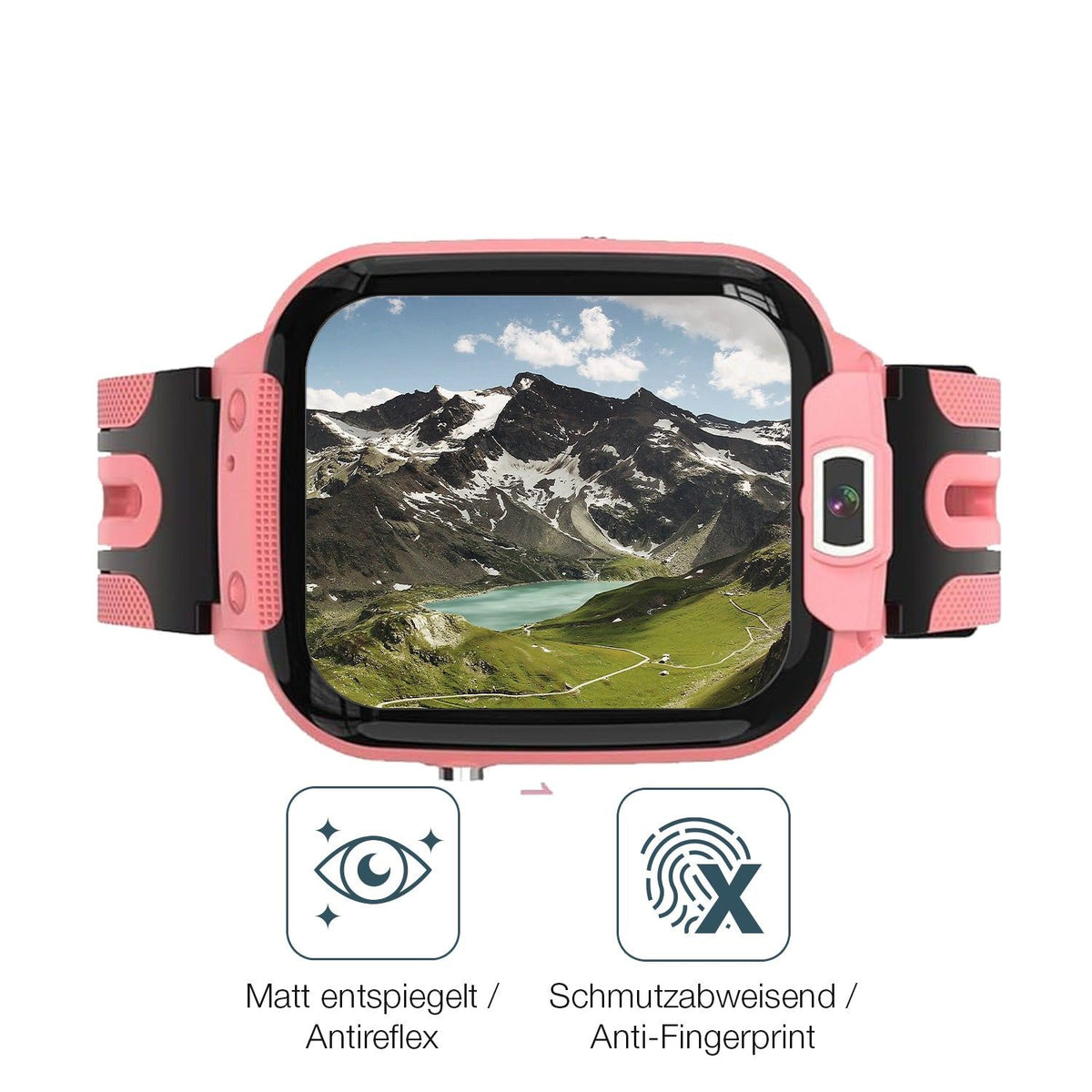 2x Screen Protector for Clleylise Kinder Smartwatch matte Flexible Glass 9H