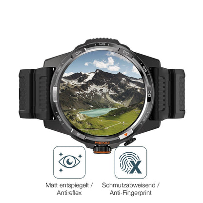 2x Screen Protector for ticWatch Atlas matte Flexible Glass 9H dipos