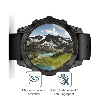 2x Screen Protector for Garmin Fenix 7 Pro 51mm matte Flexible Glass 9H dipos