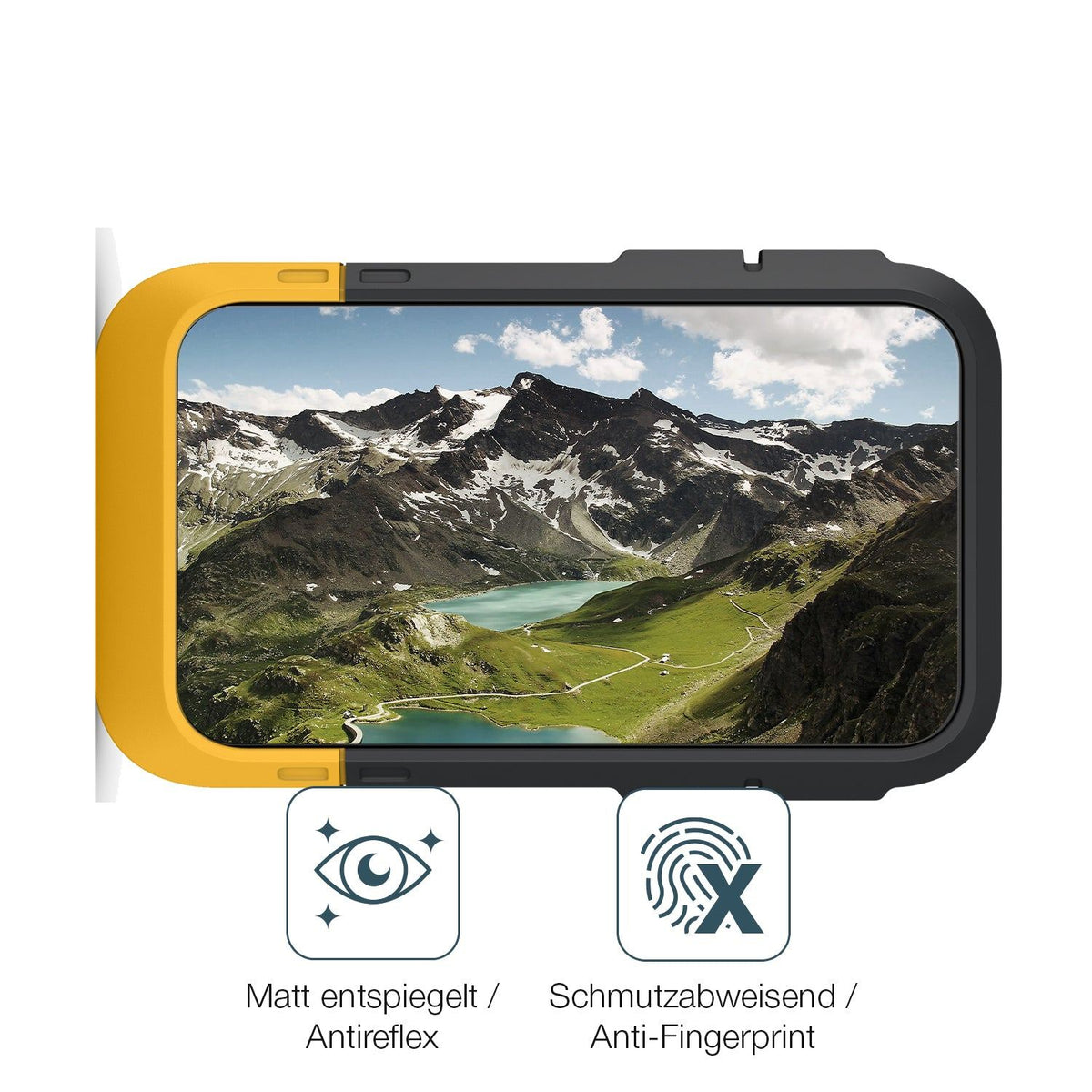 2x Screen Protector for Garmin Etrex SE matte Flexible Glass 9H dipos