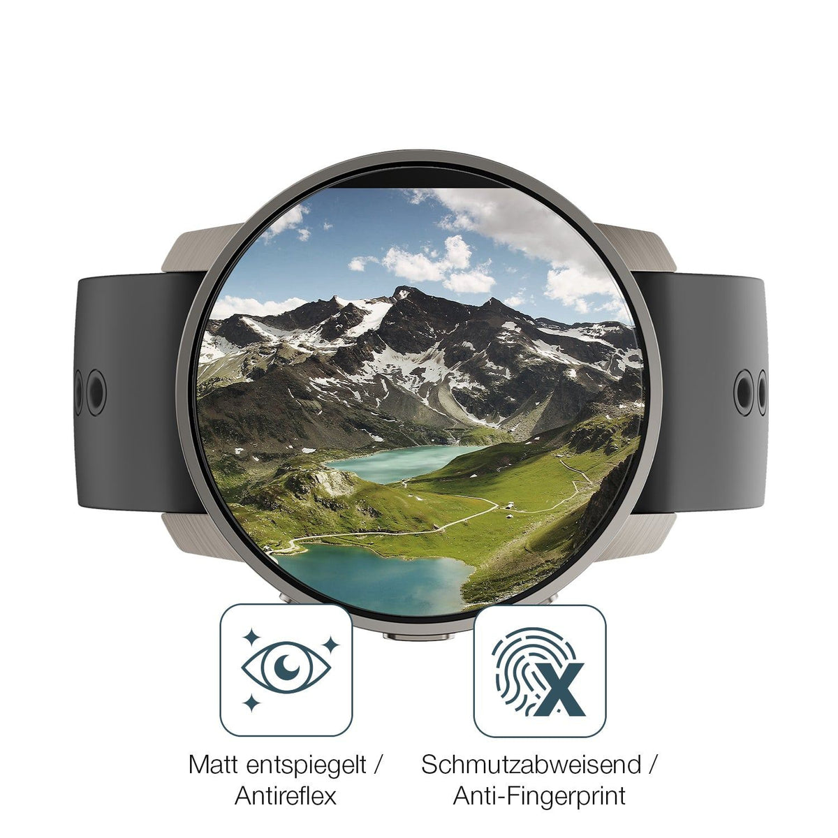 2x Screen Protector for Suunto Peak Pro matte Flexible Glass 9H dipos