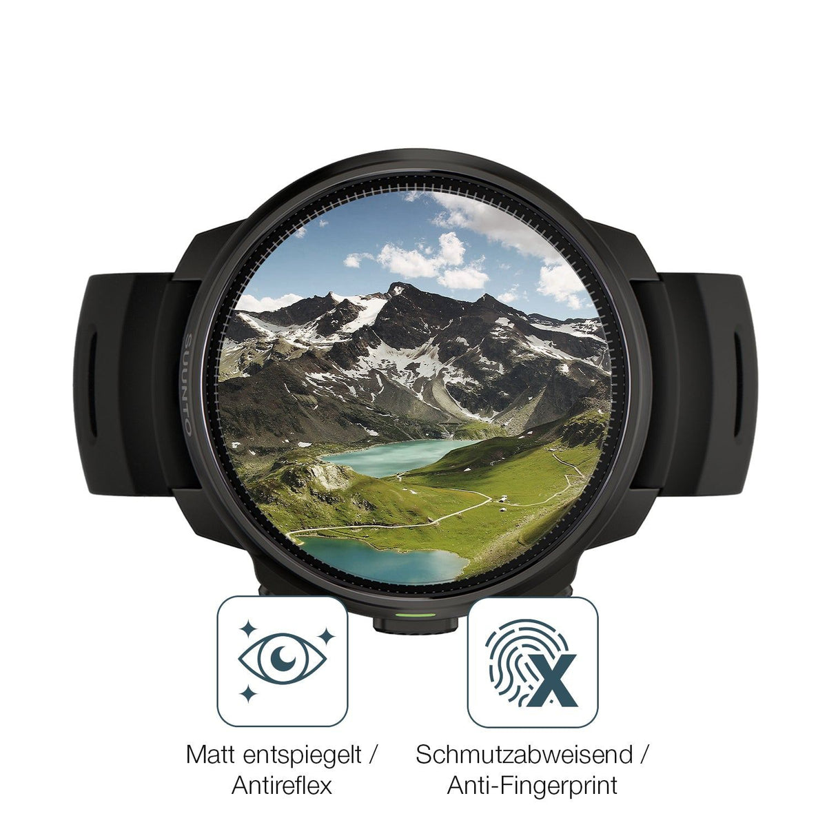 2x Screen Protector for Suunto Ocean matte Flexible Glass 9H dipos