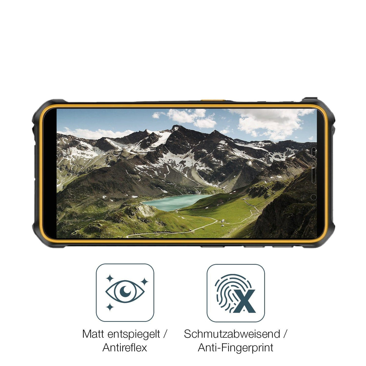 2x Screen Protector for Ulefone Armor X12 Pro matte Flexible Glass 9H dipos