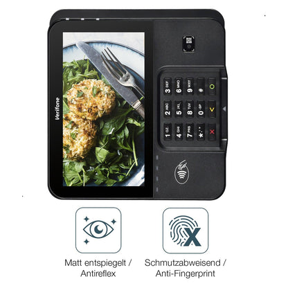 2x Screen Protector for Verifone M424 matte Flexible Glass 9H dipos