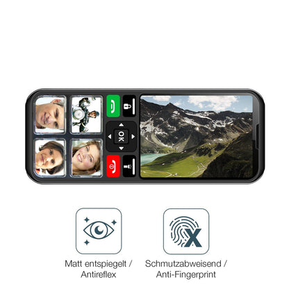 2x Screen Protector for Geemarc CL8000 matte Flexible Glass 9H dipos