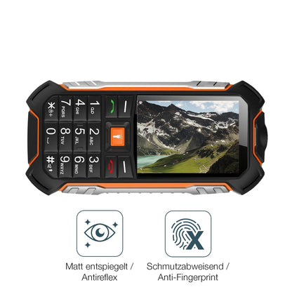 2x Screen Protector for Hammer Boost 2 LTE matte Flexible Glass 9H dipos
