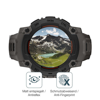 2x Screen Protector for Garmin Instinct E 40mm matte Flexible Glass 9H dipos