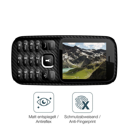 2x Screen Protector for Energizer Mobile E13 matte Flexible Glass 9H dipos