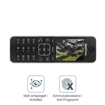 2x Screen Protector for AVM FRITZ! FON C6 matte Flexible Glass 9H dipos