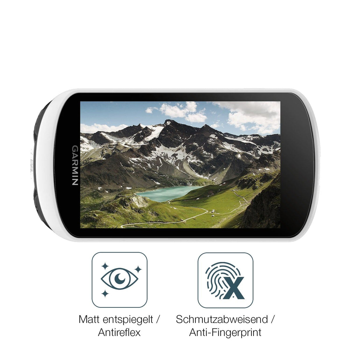 2x Screen Protector for Garmin Explore 2 matte Flexible Glass 9H dipos