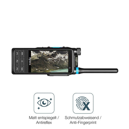 2x Screen Protector for Hytera PTC680 matte Flexible Glass 9H dipos
