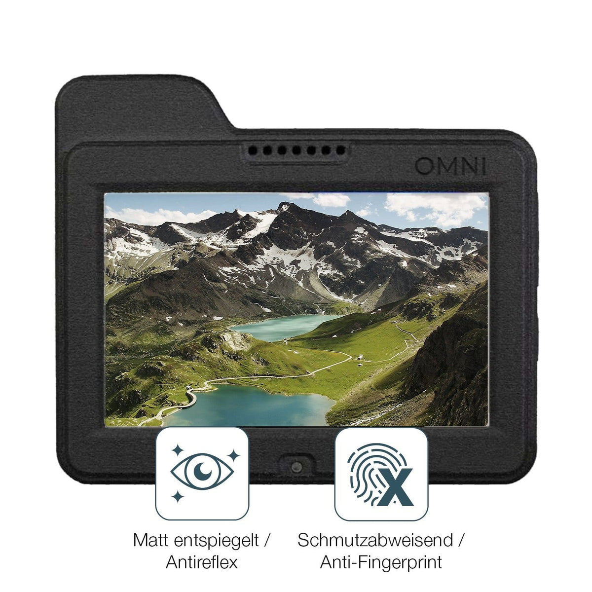 2x Screen Protector for Naviter Omni matte Flexible Glass 9H dipos