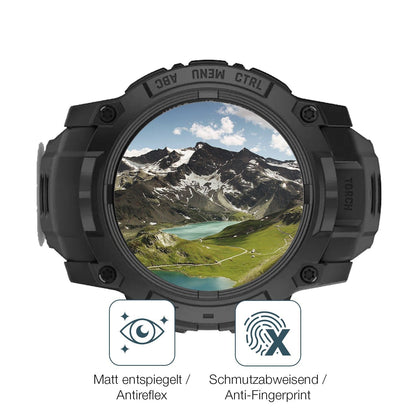 2x Screen Protector for Garmin Instinct 3 AMOLED Tactical Edition 50mm matte