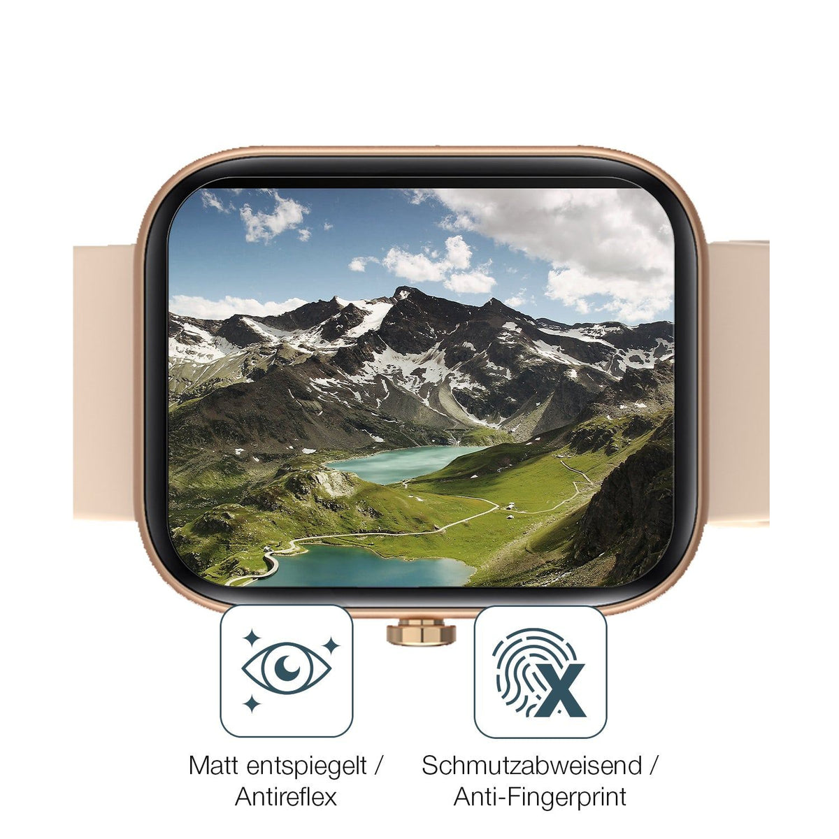 2x Screen Protector for Fireboltt Neptune matte Flexible Glass 9H dipos
