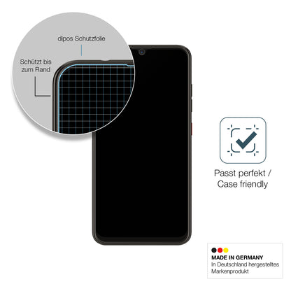 Schutzglasfolie mit optimaler Passform, zur Verwendung mit Hüllen geeignet