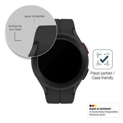 2x 9H Schutzfolie matt für Samsung Galaxy Watch 5 Pro Panzerfolie