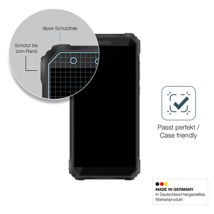 Schutzglasfolie mit optimaler Passform, zur Verwendung mit Hüllen geeignet