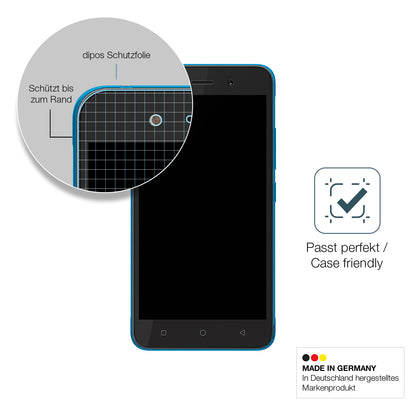 Schutzglasfolie mit optimaler Passform, zur Verwendung mit Hüllen geeignet