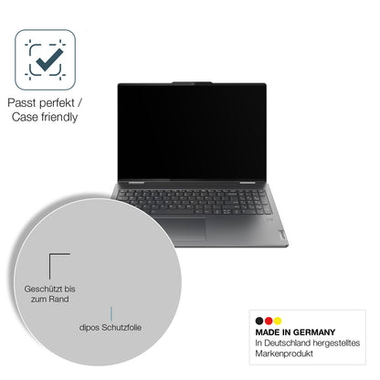 2x 9H Schutzfolie matt für Lenovo Yoga 7i Gen 10 14 Zoll Panzerfolie