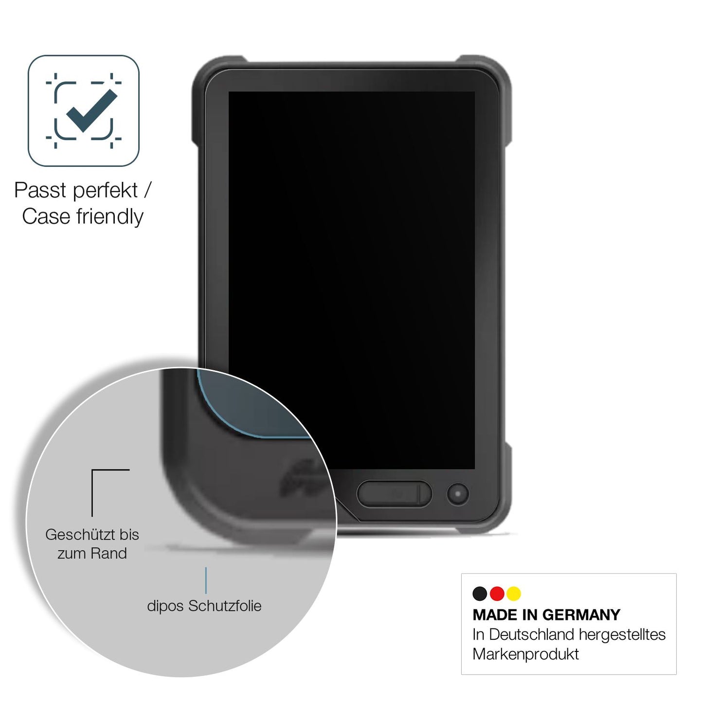2x Screen Protector for Topcon GX-90 matte Flexible Glass 9H dipos