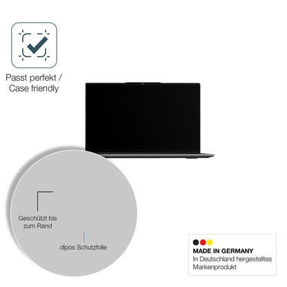 2x Screen Protector for BMAX X15 Pro 15.6 Zoll matte Flexible Glass 9H dipos