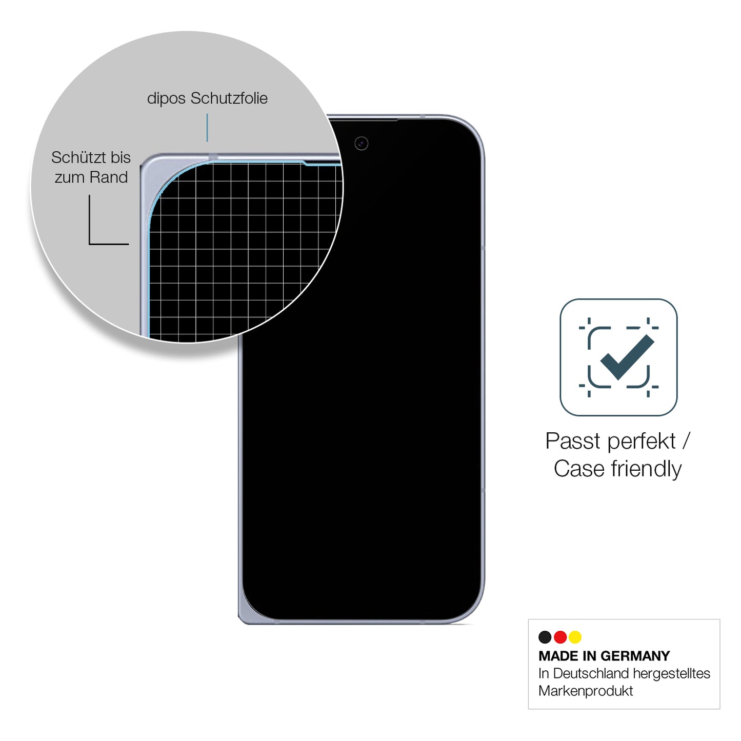 2x 9H Schutzfolie matt für Google Pixel 10 Pro Fold Aussen-Display Panzerfolie