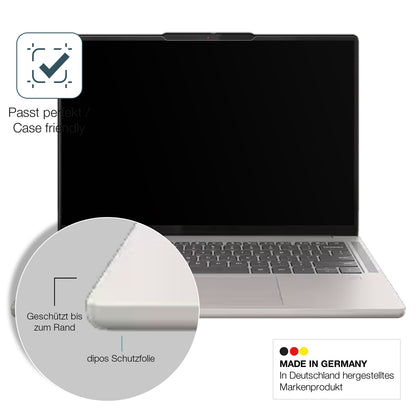 2x 9H Schutzfolie matt für Lenovo Chromebook Plus Gen 10 14 Zoll Panzerfolie