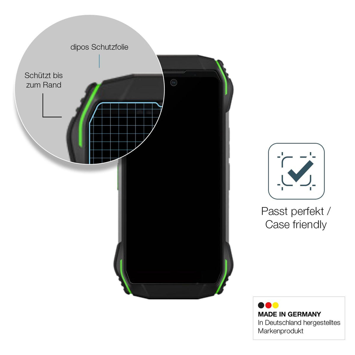 dipos 2x 9H Matte Screen Protector for Blackview N6000