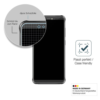 2x Screen Protector for Vernee V2 Pro matte Flexible Glass 9H dipos
