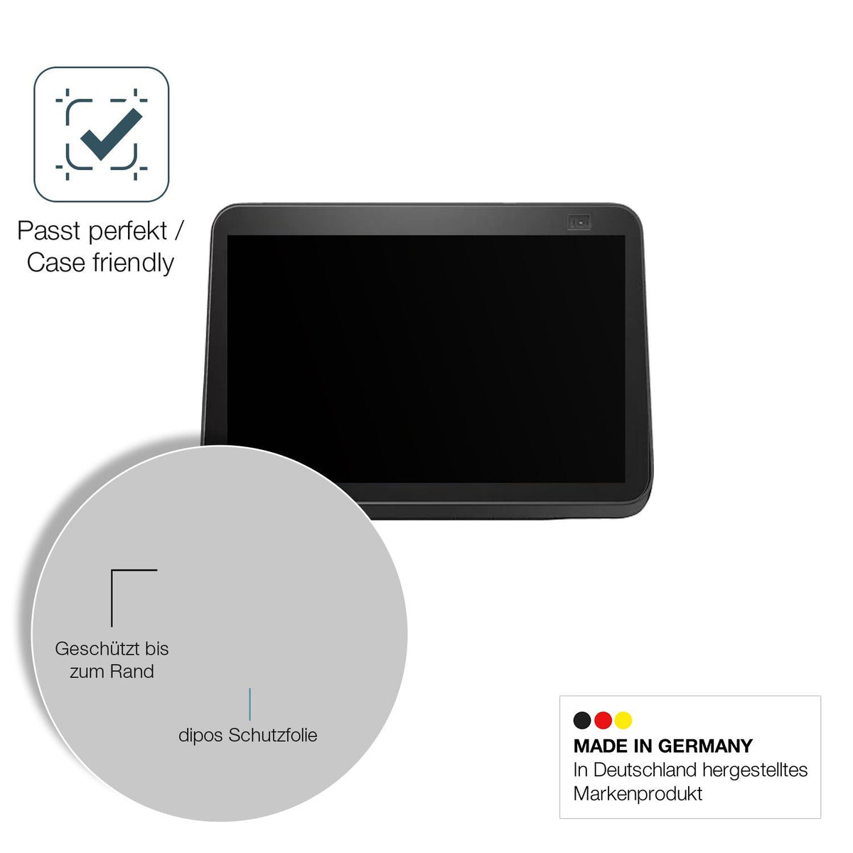 dipos 2x 9H Matte Screen Protector for Amazon Echo Show 8 2nd Gen