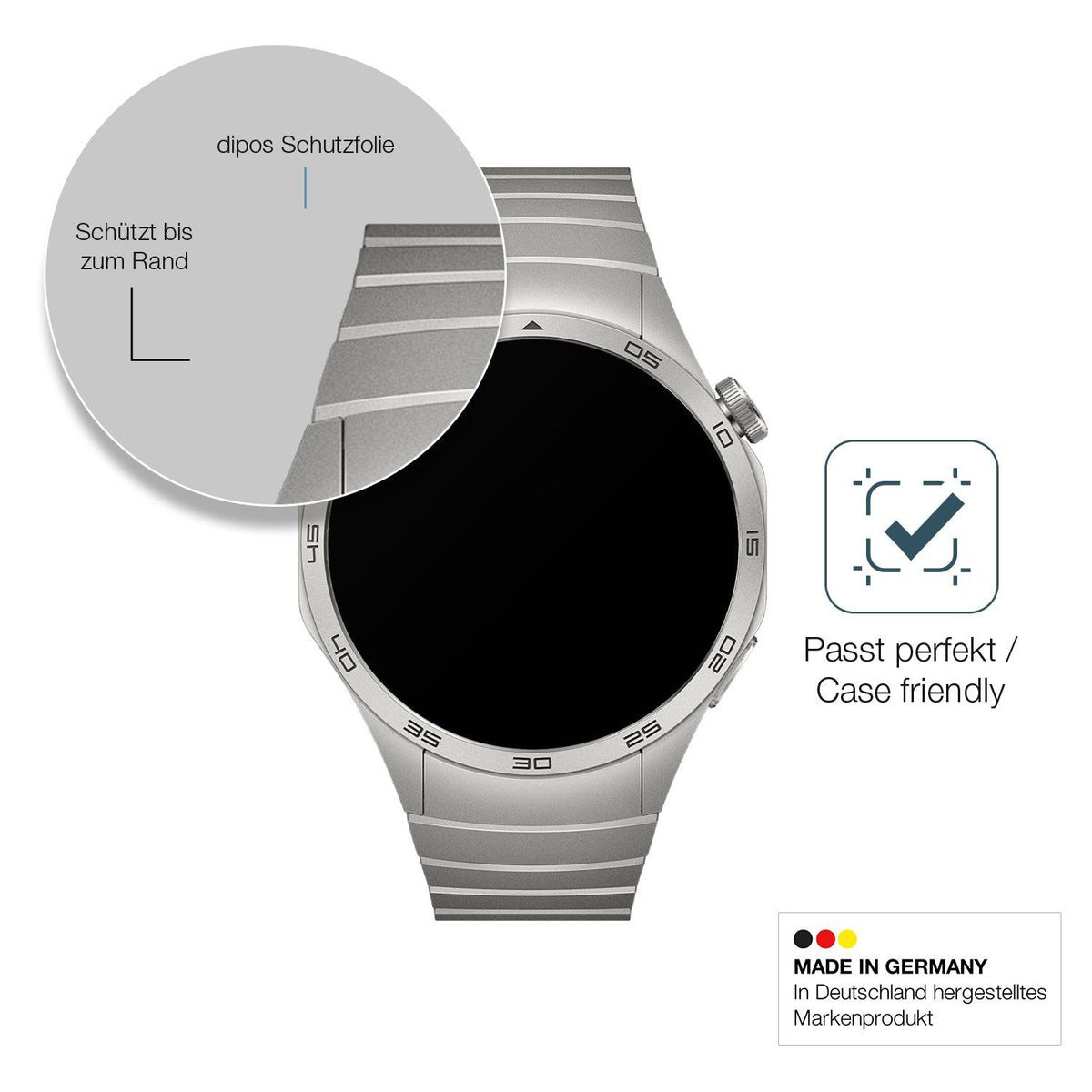 dipos 2x 9H Matte Screen Protector for Huawei Watch GT4 46mm